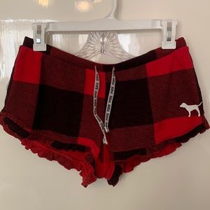 VS Pink plaid shorts